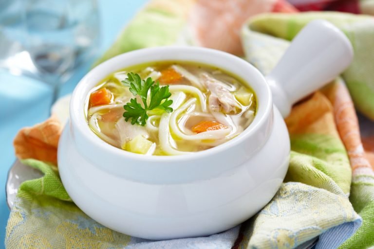 Sopa De Macarrão De Frango Sopa De Macarrão De Frango
